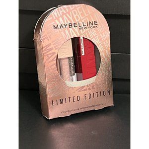 Maybelline Limited Edition - Gloss(002Ice) & Super Stay Vinly Ink(50 Wicked) Kit